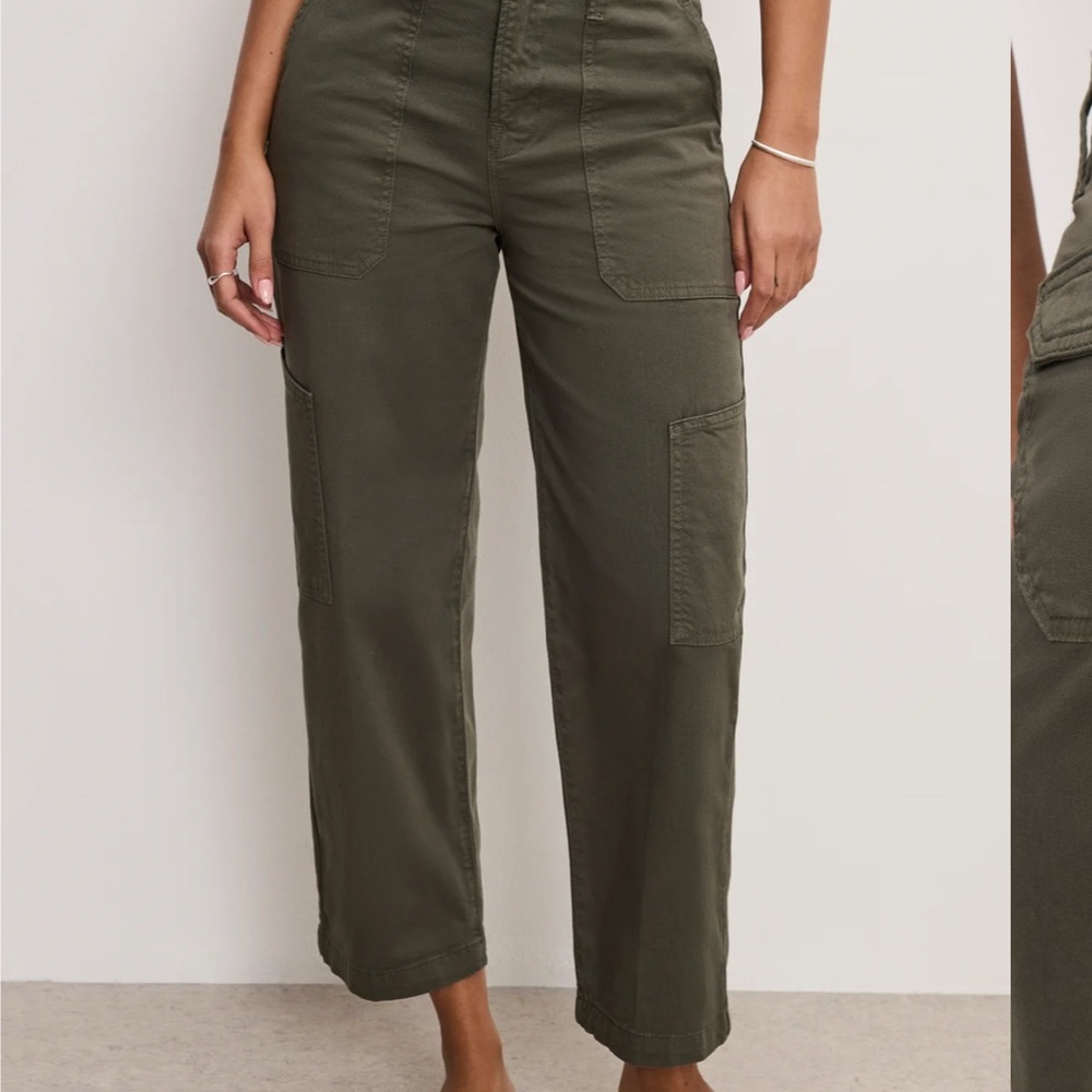 Good American Sage Green Trousers - Picture 2 of 5